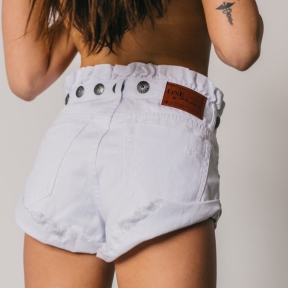 One Teaspoon Le Bandits Denim Shorts